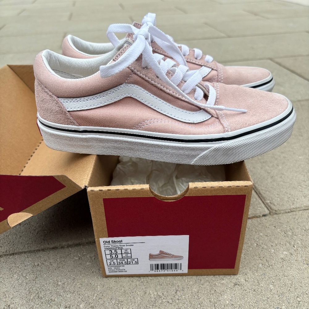 Vans Old Skool Pink Shoe size 5 woman's 3.5 mens